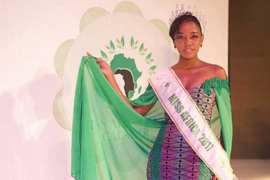 Botswana’s Gaseangwe Balopi is Miss Africa 2017! #MissAfrica2017Calabar