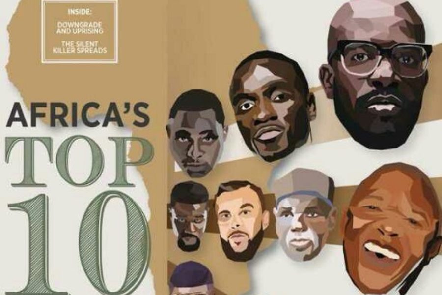 Africa’s Top 10 Most Bankable Artists by Forbes Africa!